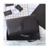 세인트로랑 small kate grained leather crossbody bag BLACK LOGO