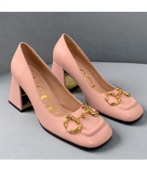 Gucci 구찌 2021 여성용 레더 하이힐,Size(225-250),GUCS1405,핑크