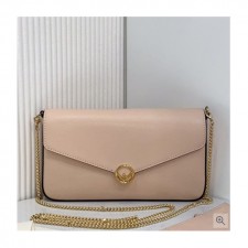 Fendi 펜디 2021 여성용 레더 숄더백,21cm,FENB0632,베이지