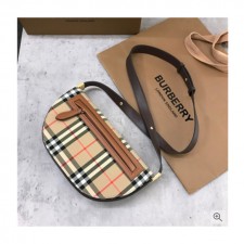 Burberry 버버리 2021 여성용 레더 호보백,26cm,BURB0536,브라운